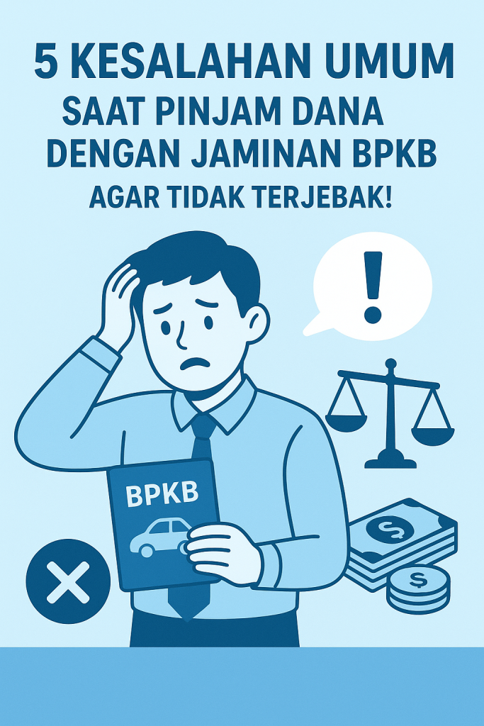 Kesalahan Umum Saat Pinjam Dana dengan Jaminan BPKB Agar Tidak Terjebak!